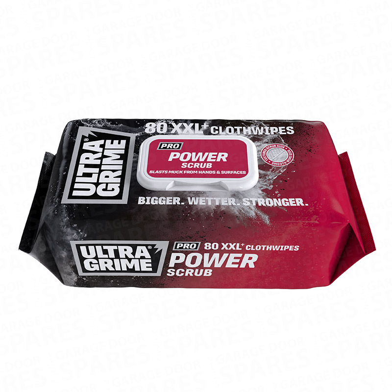 UltraGrime PRO Power Scrub Clothwipes 80pk